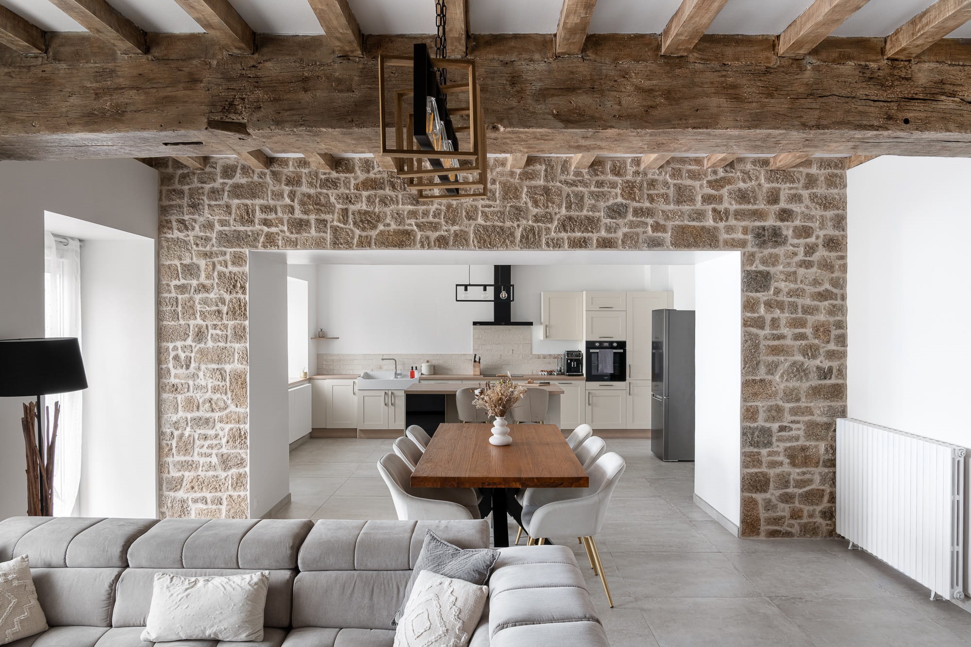Rénovation d'une longère en Bretagne avec la collection de parement GRANIT ORSOL